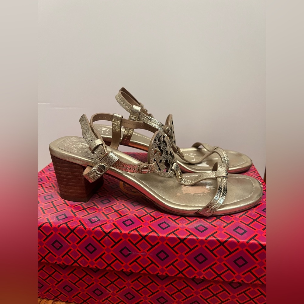 Tory Burch Gold Sandals